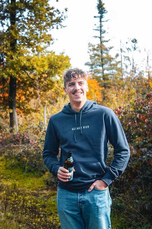 Gerner Bier Hoodie Blau